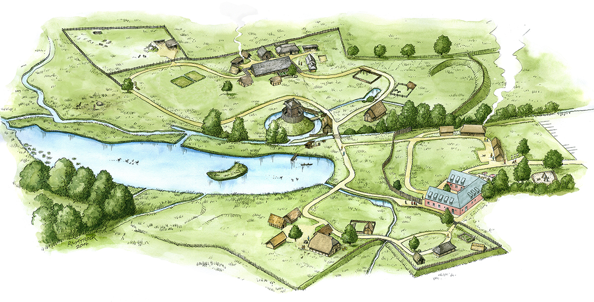 Archäologische Rekonstruktion mittelalterlicher Bauwerke