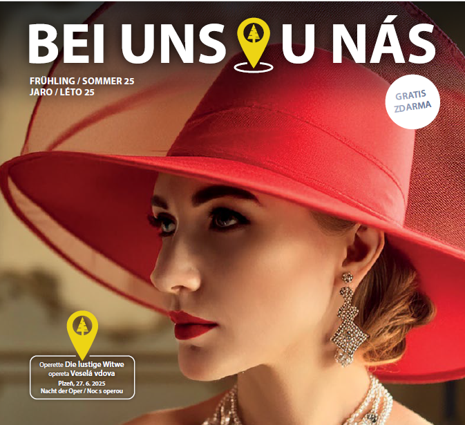 Die Frühlingsausgabe des Magazins „Bei uns – U nás